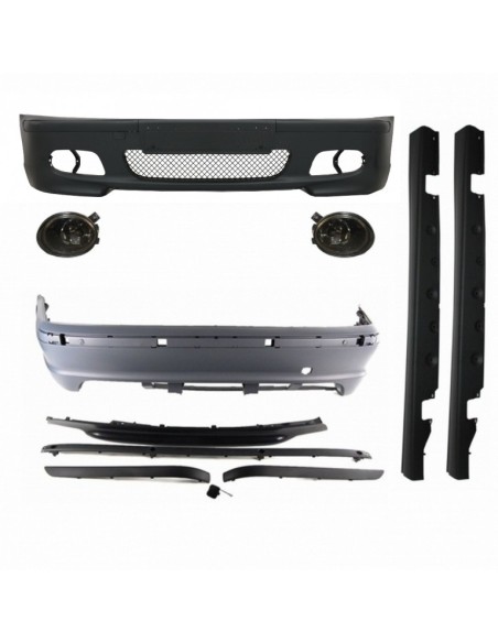 Kit w/ Fumo Nebbia Luci per BMW E46 Berlina (1998-04) M-Technik M-Tech M-Sport Modello