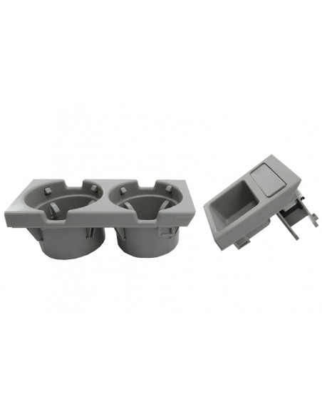 Supporto Cup e Coin Box per BMW Serie 3 E46 (1998-05) Grigio