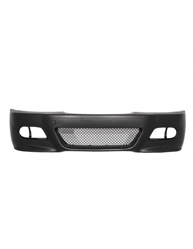 Paraurti Anteriore w/ Fendinebbia per BMW E46 (98-04) M3 Look e Griglia Centrale Renale Doppia Striscia M