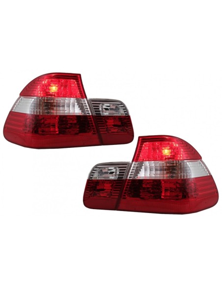 Fanali Posteriori per BMW Serie E46 Berlina (05.1998-08.01) Rosso & Bianco