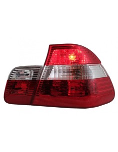 Fanali Posteriori per BMW Serie E46 Berlina (05.1998-08.01) Rosso & Bianco 2