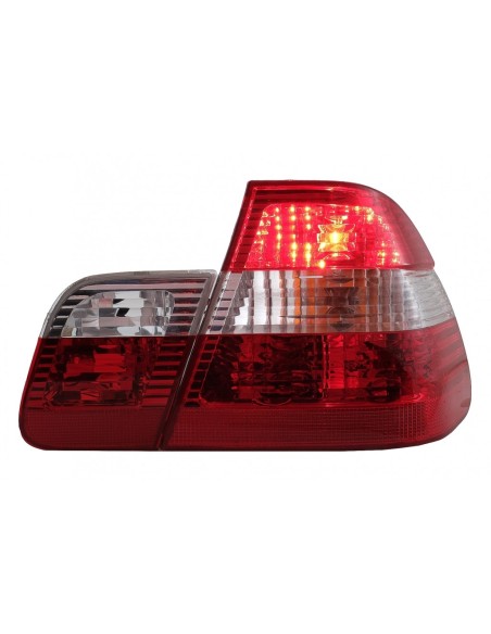 Fanali Posteriori per BMW Serie E46 Berlina (05.1998-08.01) Rosso & Bianco