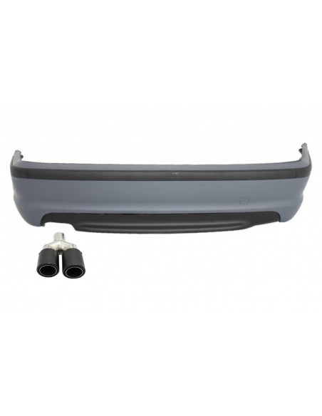 Il Paraurti Posteriore w/La Punta del Opacizza l'Entrata 5,8 cm della Fibra del Carbonio Lato Sinistro per BMW 3 Serie E46 4D