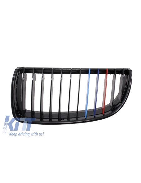 Griglie Renali Centrali per BMW 3 Serie E90 E91 Pre-LCI (04-08) Berlina Touring M-Power 3 Design a Colori