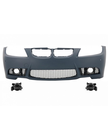 Paraurti Anteriore BMW Serie 3 E90 Berlina E91 Touring (04-08) Non LCI Design M3 con Nebbia Fumo