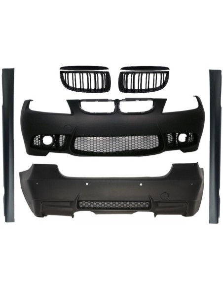Kit Restyling BMW E90 3 Serie 04-08 Non-LCI Design M3 con Griglia Doppia Striscia Nero