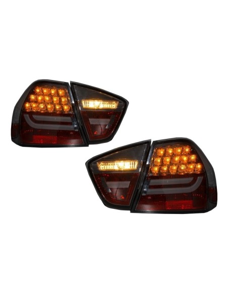 Fumo Posteriore dei Paraurti M3 Design senza PDC e Luci LED per BMW 3 Serie E90 05-08