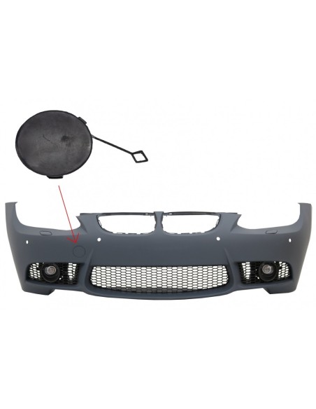Copertura Gancio Traino Paraurti Anteriore per BMW 3 Serie E90 E91 (04-11) E92 E93 M3 (06-09) Stile M3 Design