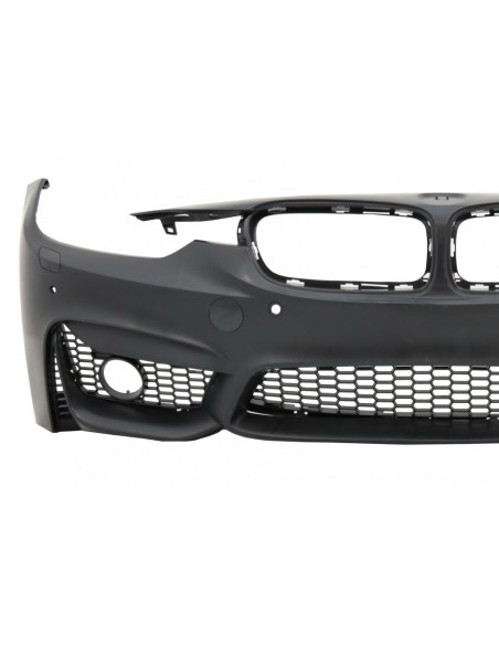 Paraurti Anteriore per BMW Serie 3 F30 F31 Non LCI & LCI (11-18) Design M3 Sport EVO con Luce Nebbia