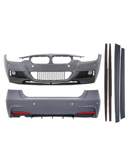 Kit completo per BMW Serie 3 F30 (11-14) e F30 LCI Facelift (15-in poi) con Singola Uscita di Scarico