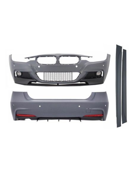 Kit completo per BMW Serie 3 F30 (11-14) e F30 LCI Facelift (15-in poi) con Singola Uscita di Scarico