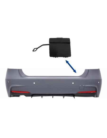 Copertura Gancio Traino per Paraurti Posteriore per BMW Serie 3 F30 (11-in poi) Design M-Tech