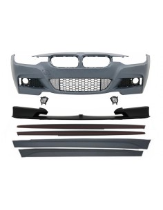 Paraurti Anteriore con Gonne Laterali per BMW Serie 3 F30 F31 Berlina Touring (11-19)