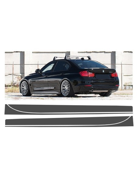 Lato Adesivi Vinile Grigio Scuro per BMW 3 Serie F30 F31 (11-In poi)