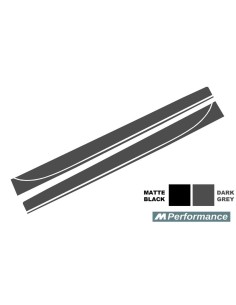 Lato Adesivi Vinile Grigio Scuro per BMW 3 Serie F30 F31 (11-In poi) 2