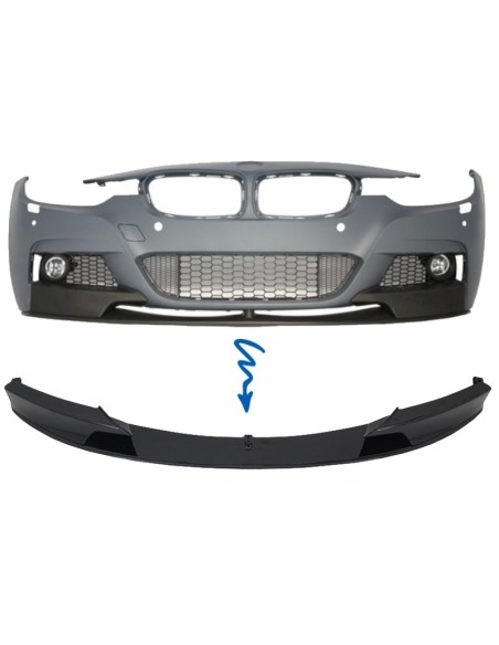 Spoiler Paraurti Anteriore per BMW Serie 3 F30 Berlina F31 Touring (11-In poi) Edizione M