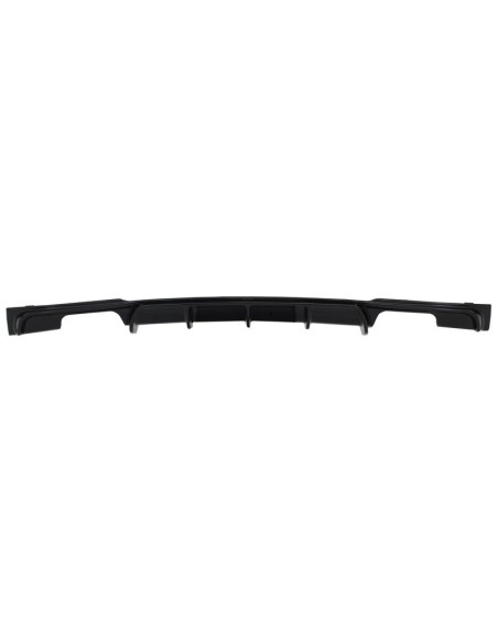 Paraurti Posteriore Spoiler Valance Diffusore Doppia Uscita per BMW 3 Serie F30 F31 (11-19) Limo Touring Nero Brillante