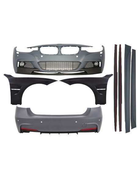 Kit completo per BMW F30 (11+) con Parafanghi Anteriori