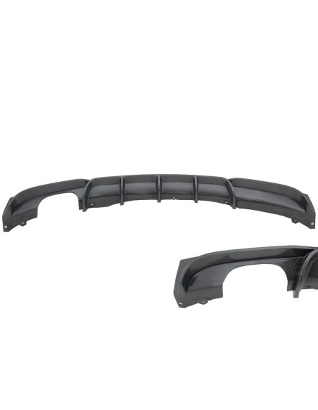 Paraurti Posteriore Spoiler Valance Diffusore in Carbonio per BMW 3 Serie F30 F31 (11-In poi) Design M Uscita Sinistra