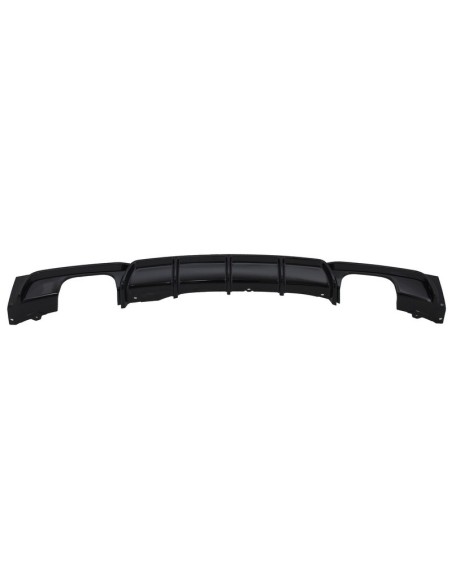 Doppio diffusore posteriore con scarico cromo M-Power per BMW 3 Serie F30 F31 11+