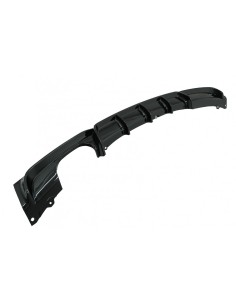 Paraurti posteriore Spoiler nero Valance per BMW 3 F30 F31 (11-up) sinistra doppia uscita 2