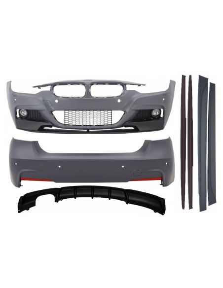 Kit per BMW 3 F30 (11-14) & F30 LCI (15-up) scarico singolo doppio