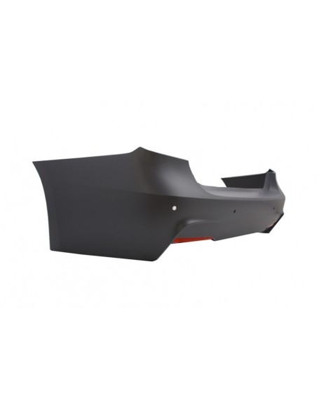 Paraurti posteriore M-Technik Design con Diffusore Spoiler Piano nero sinistra doppia uscita per BMW 3 Serie F30 11+