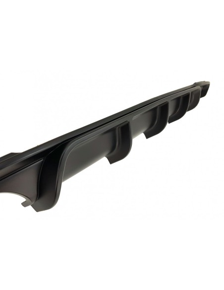 Paraurti posteriore Spoiler Valance diffusore con doppia uscita scarico nero per BMW 3 Serie F30 F31 (11-19)