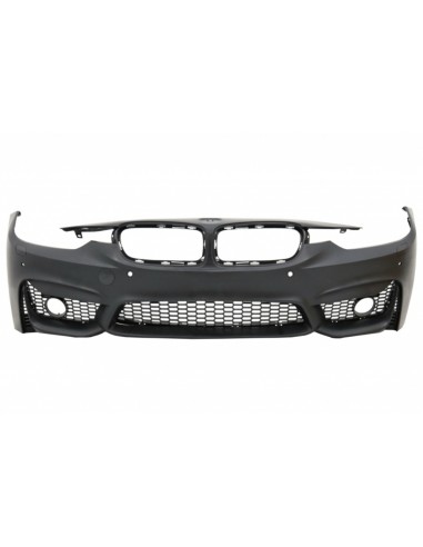Doppia striscia delle griglie del rene/del paraurti anteriore per BMW 3 serie F30 F31 non LCI & LCI (11-18) M3 Sport EVO Design