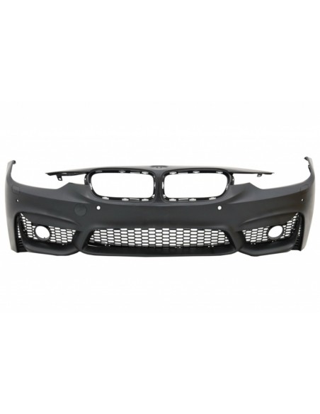 Doppia striscia delle griglie del rene/del paraurti anteriore per BMW 3 serie F30 F31 non LCI & LCI (11-18) M3 Sport EVO Design