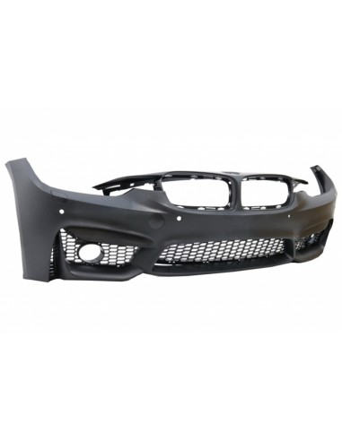 Doppia striscia delle griglie del rene/del paraurti anteriore per BMW 3 serie F30 F31 non LCI & LCI (11-18) M3 Sport EVO Design