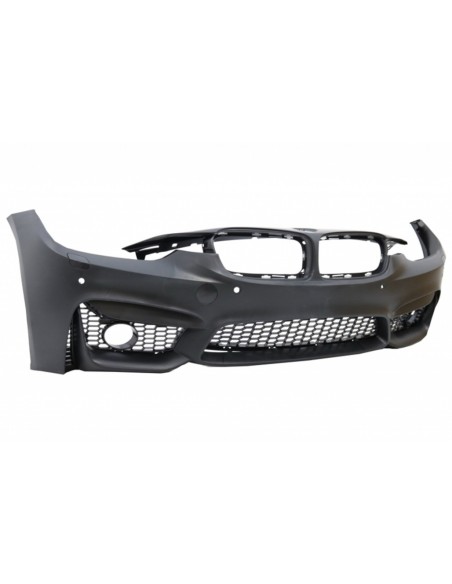Doppia striscia delle griglie del rene/del paraurti anteriore per BMW 3 serie F30 F31 non LCI & LCI (11-18) M3 Sport EVO Design