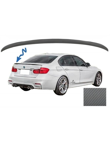 Spoiler del cofano del bagagliaio per BMW 3 serie F30 (10-up) M3 Design in carbonio