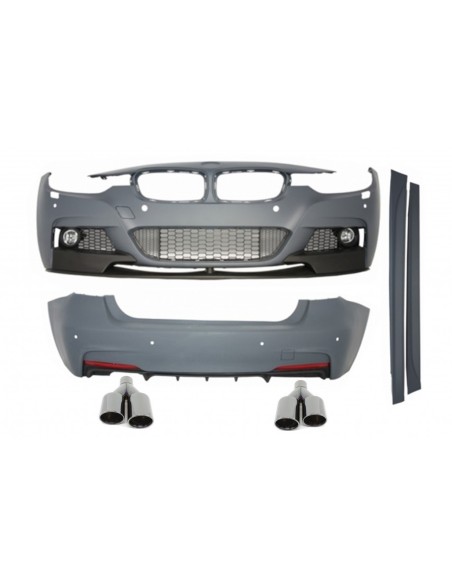 Kit completo per BMW F30 (11-up) con Scarico Quad M-Power Nero