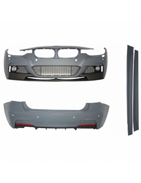 Kit completo per BMW F30 (11-up) con Scarico Quad M-Power Nero