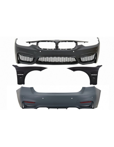 Corredo per BMW 3 serie F30 (11-15) F30 LCI (16+) M3 Parafanghi anteriori di progettazione di sport