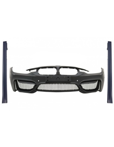 Paraurti anteriore w/ laterali gonne per BMW 3 serie F30 F31 Pre-LCI & LCI (11-18) M4 Design