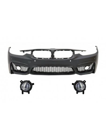 Paraurti anteriore per BMW 3 serie F30 F31 Non LCI & LCI (11-18) w/ proiettore fendinebbia M3 Sport EVO Design