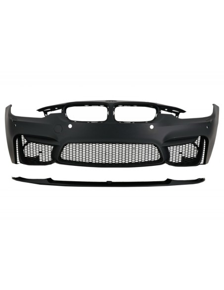 Kit Completo Dual Twin Scarico in Fibra di Carbonio EVO II M3 CS Stile senza Nebbia Lampade per BMW F30 (11-19)