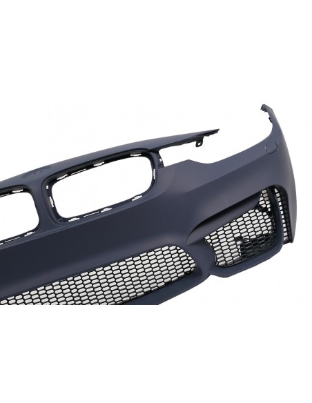 Paraurti Anteriore con Fendinebbia e Griglie Renali Doppia Striscia M3 Design per BMW 3 Serie F30 F31 (11-up)