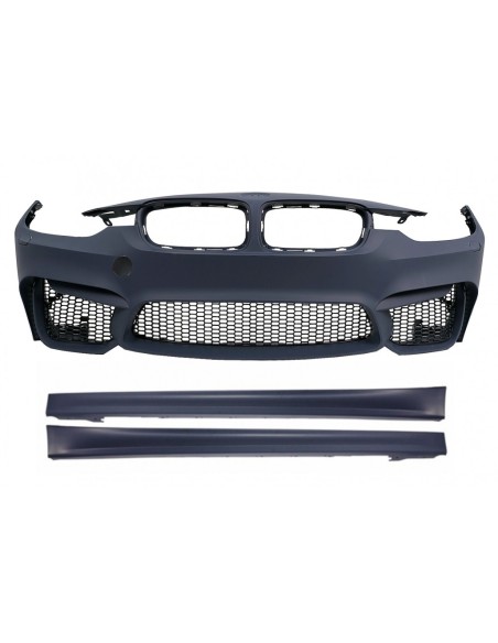 Paraurti Anteriore con Lato Gonne M3 Design per BMW 3 Serie F30 F31 (11-up)