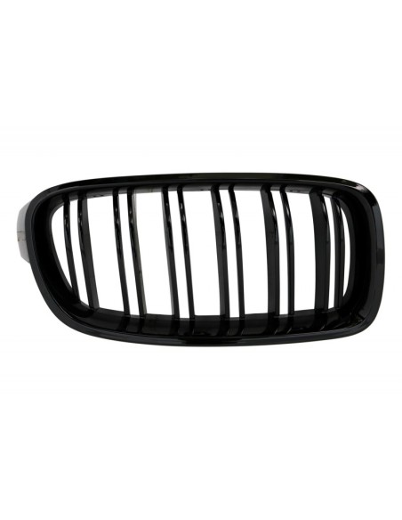 Paraurti con Griglie Centrali e Doppia Uscita del Diffusore Posteriore per Singolo Scarico per BMW 3 Serie F30 F31 (11-19)
