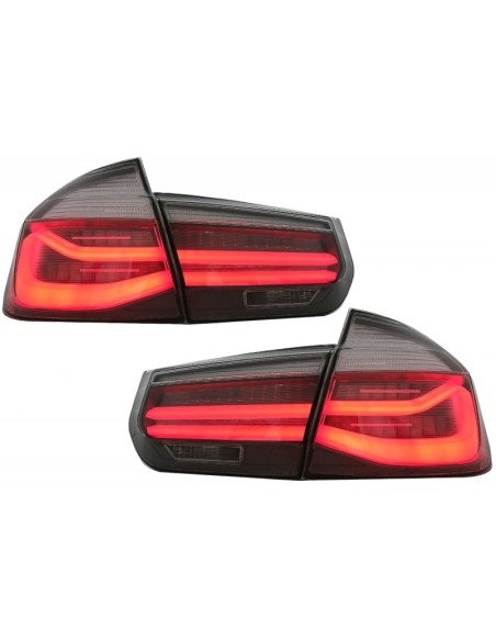 Fanali posteriori e indicatori specchio LCI LED per BMW 3 serie F30 (11-19) con luce di svolta sequenziale.