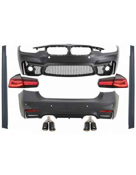 Corredo per BMW 3 serie F30 (11-19) con LED luci posteriori Sequenziale Turning Light EVO II M3 CS