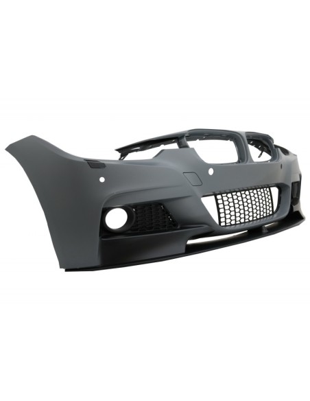 Corredo completo per BMW 3 serie F30 (11-19) con coperture dello specchio e chiara dinamica rossa dei fanali posteriori a LED.