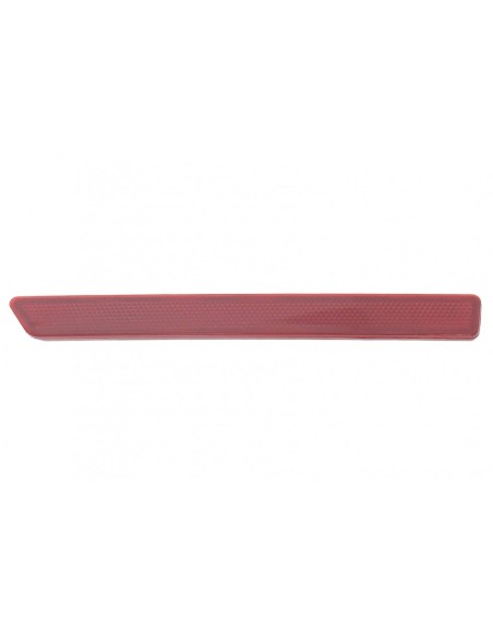 Riflettore rosso per BMW 3 serie F30 (11-19) Solo Design EVO, lato destro del paraurti posteriore.