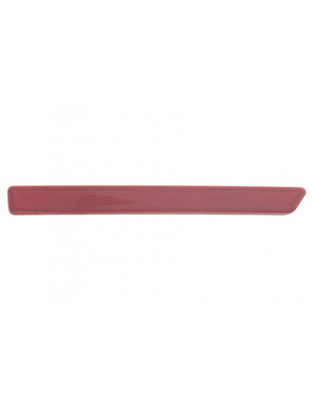 Riflettore rosso per BMW 3 serie F30 (11-19) Solo EVO Design, lato sinistro del paraurti posteriore.