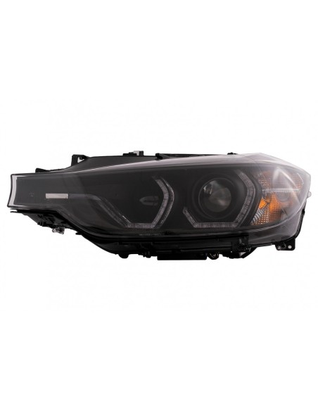 Angel Eyes Xenon Fari per BMW Serie 3 F30 F31 Berlina Touring (10.11-05.15) in colore nero.