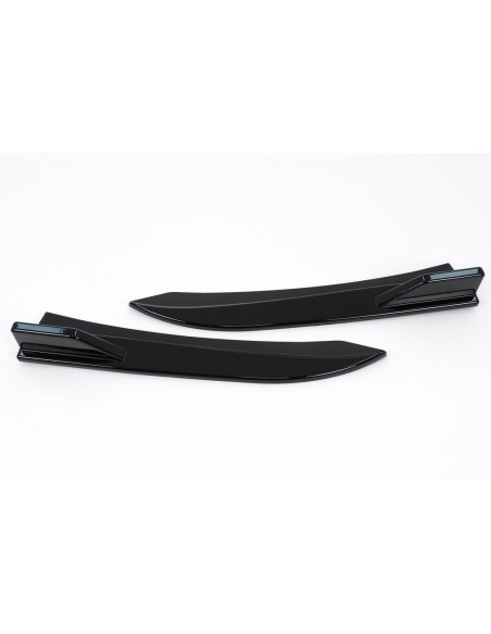 Paraurti posteriore con alette laterali Flics per BMW Serie 3 F30 (11-19) in Piano Nero.