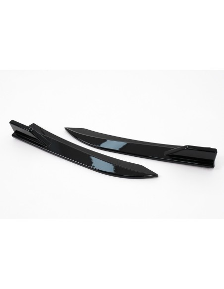 Paraurti posteriore con alette laterali Flics per BMW Serie 3 F30 (11-19) in Piano Nero.